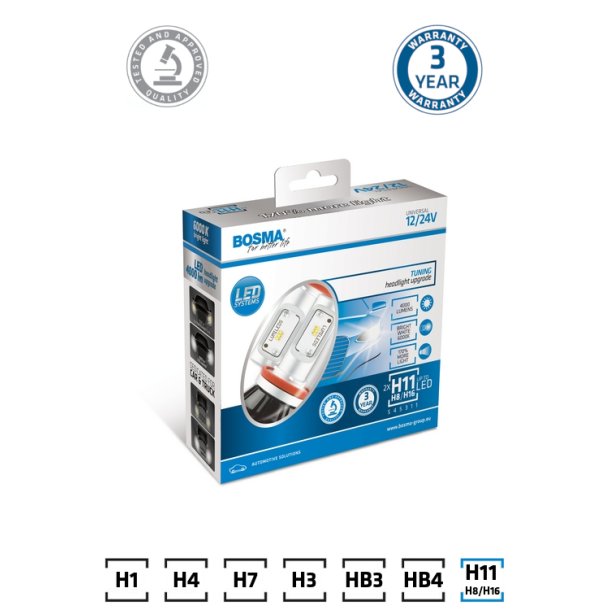 H8 / H11 / H16 LED KIT 12V/24V